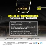 Le Défi de l'Innovation Scolaire : Attente Fébrile pour l'Événement Inaugural de Siprome ce 7 décembre