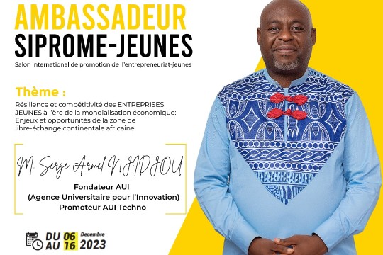 Serge Armel NJIDJOU : Ambassadeur Siprome-Jeunes