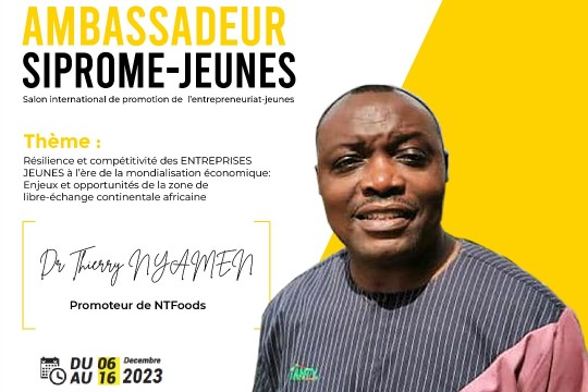 Dr. Thierry Nyamen : Ambassadeur Siprome-Jeunes